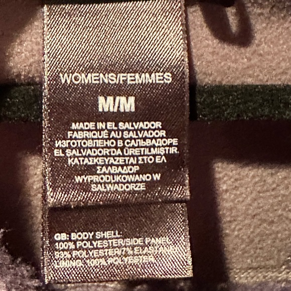 North Face Purple Fur Zip Up Jacket - Picture 5 of 5